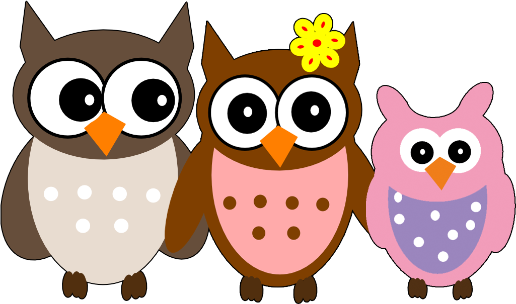 Owl Free Images At Clker Com Vector - Owl Family Clipart (1044x665), Png Download