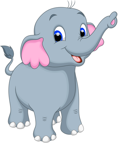 Jpg Freeuse Stock Cartoon Vector Png - Cartoon Elephant (412x500), Png Download