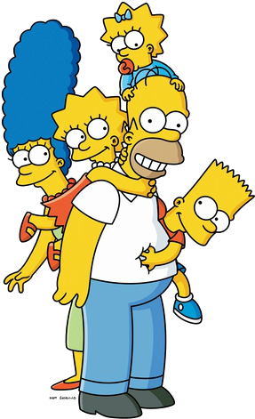 Simpson Family - Poster De Los Simpsons (324x497), Png Download