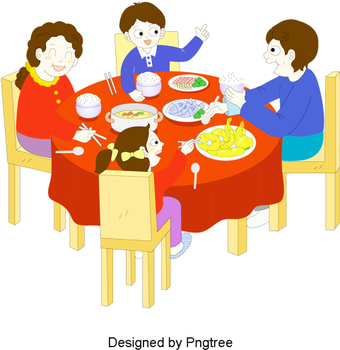 Cartoon Happy Family Design Pattern, Cartoon, Hand - Cartoon (640x640), Png Download