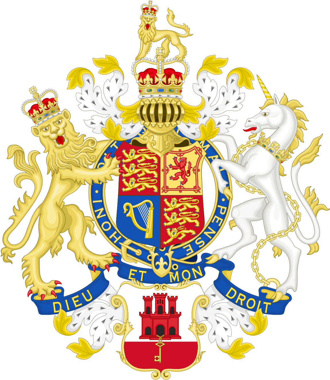 Uk Coat Of Arms (1200x1351), Png Download