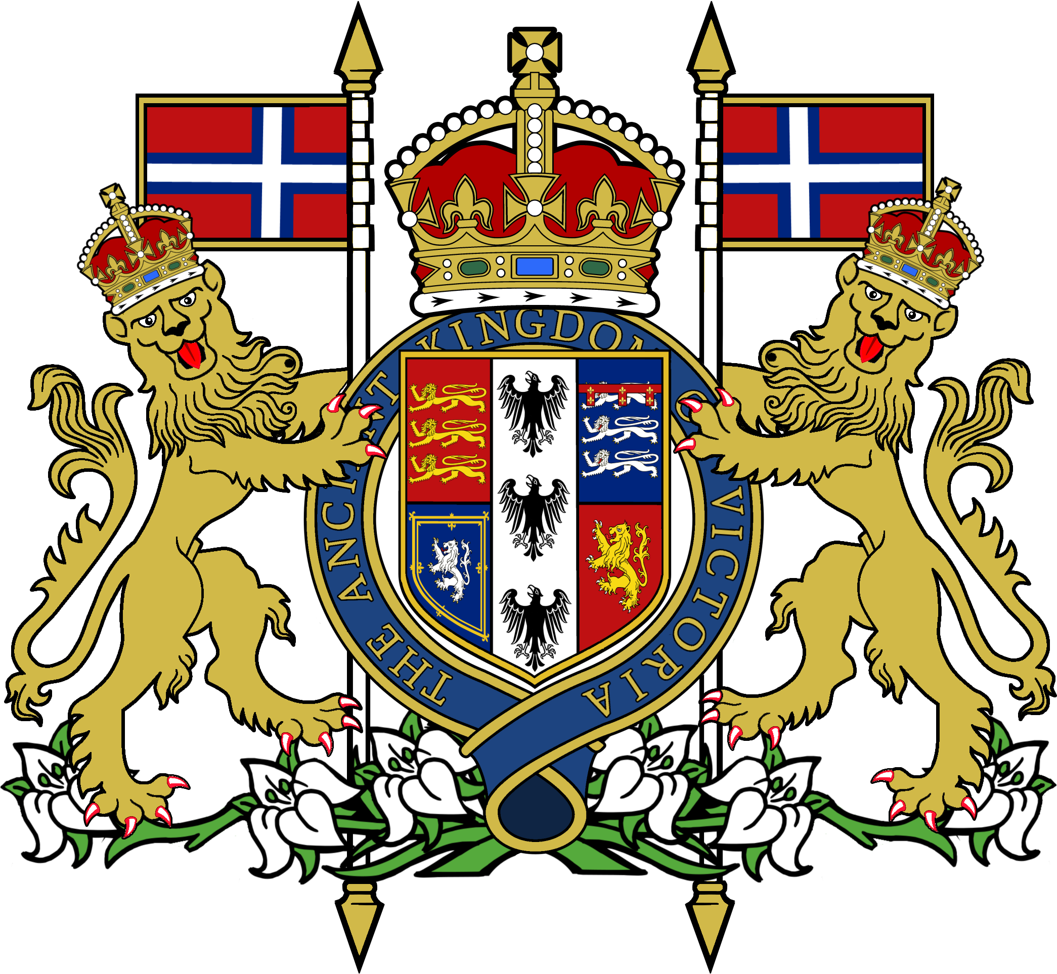 The Coat Of Arms Used By The Victorian Government - Government Coat Of Arms (2089x1965), Png Download