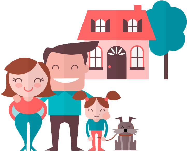 Family Cartoon Child Illustration - Cartoon (800x754), Png Download