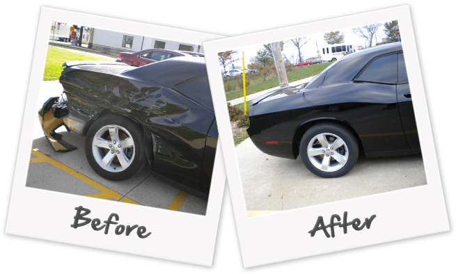 I Was Totally Satisfied With The Repair And Surprised - Car Wash Before And After (673x412), Png Download