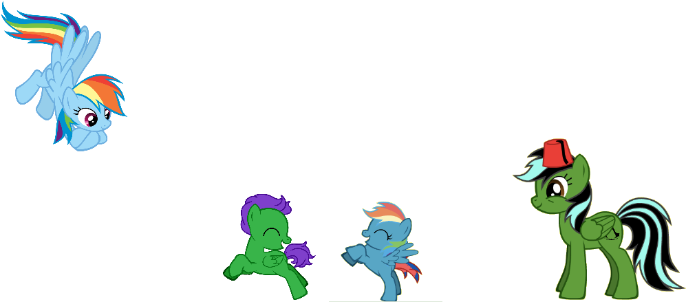 Pony Horse Animal Figurine - Cartoon (1002x446), Png Download