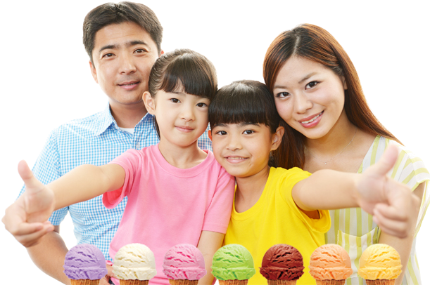 Family Ice Cream - Thẻ Hội Viên Bệnh Viện (618x600), Png Download