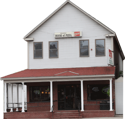 Lyndonville House Of Pizza Lyndonville, Vermont - Siding (500x476), Png Download