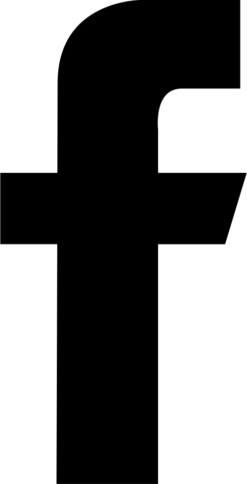 Facebook Logo - - Facebook F Vector Png (500x980), Png Download