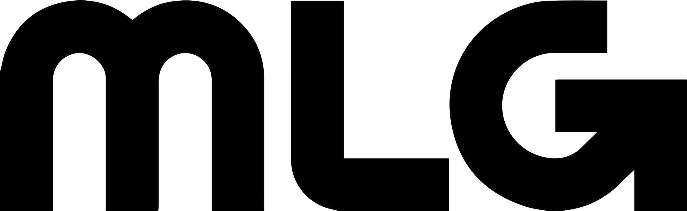 Mlg Logo Png Transparent - Mlg Logo White Transparent (2400x878), Png Download