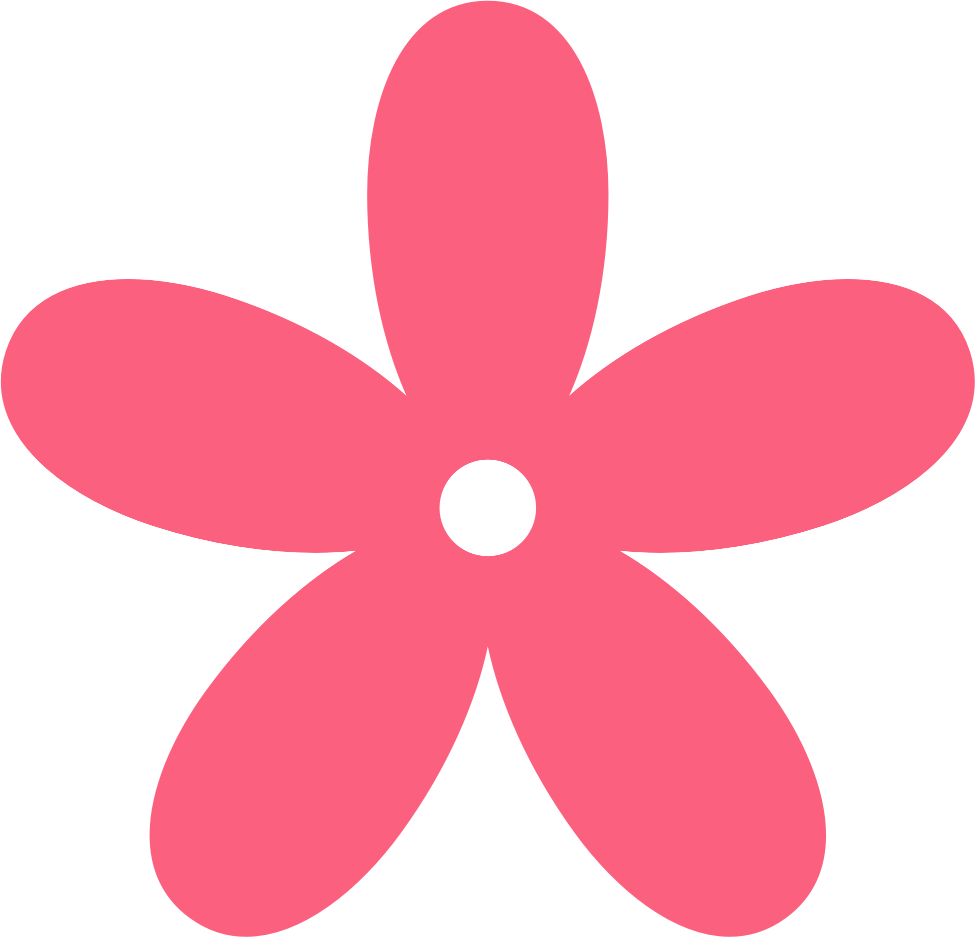 Flower Clip Art Background 1 Hd Wallpapers - Pink Flower Clipart (1969x1952), Png Download