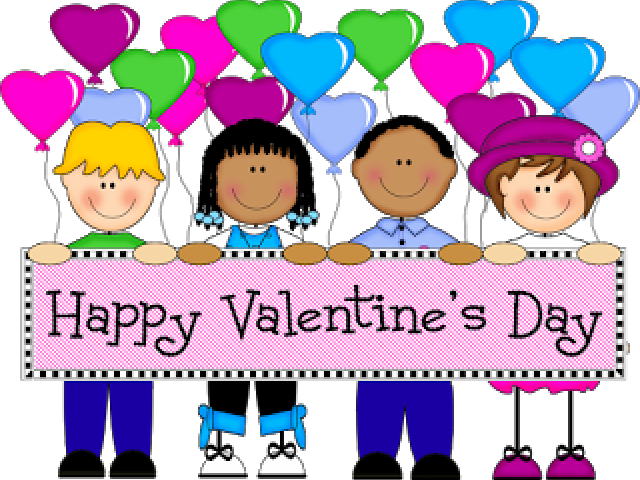 Family Clipart Valentines - Valentine Party Clip Art (640x480), Png Download