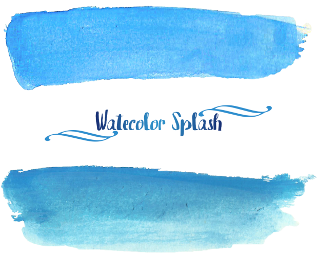 Watercolor Blue Png Clip Library Download - Watercolor Painting (640x640), Png Download