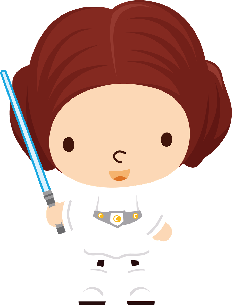 Star Wars - Minus - Princess Leia Clipart (900x1183), Png Download