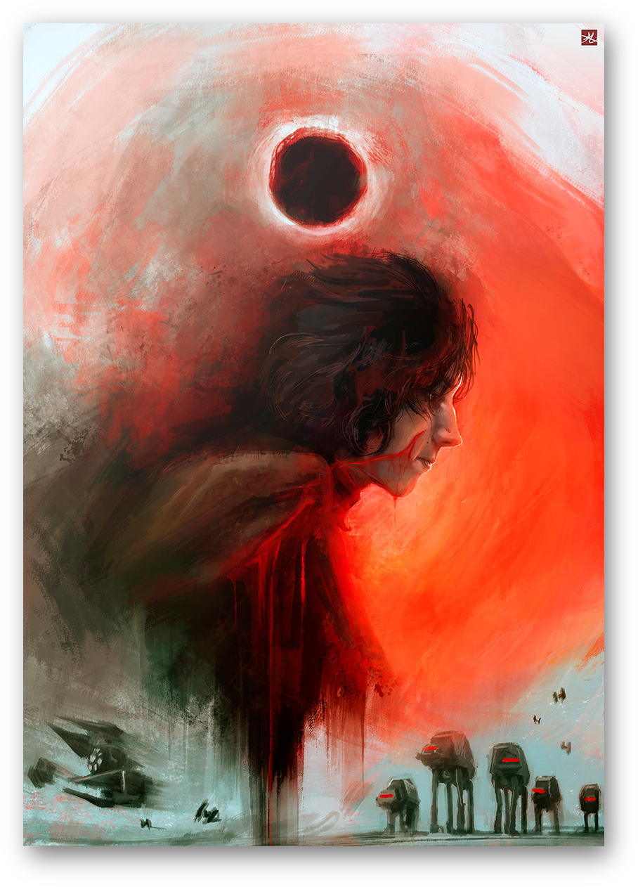 The Last Jedi Series By João Mário Teixeira De Araújo - Kylo Ren (931x1261), Png Download