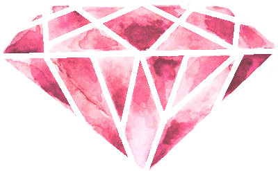 Pin By Shealyn Ann On Tumblr Transparent - Diamond Drawing Png (424x426), Png Download