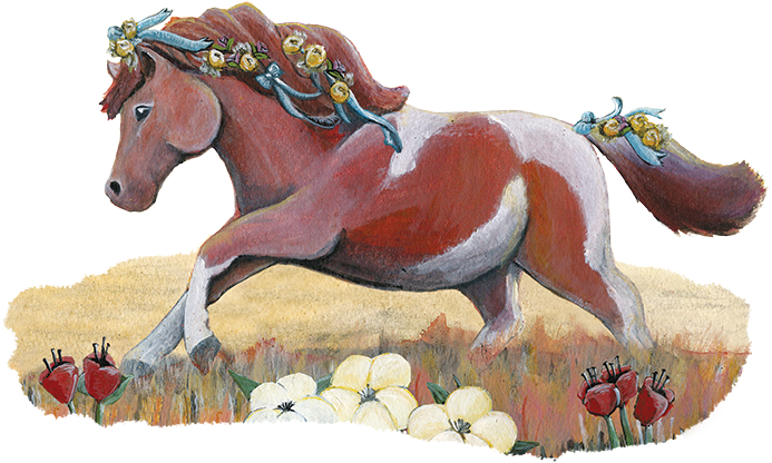 She's The Star Of Our First Book Called The Smallest - Smallest Horse Book (721x441), Png Download