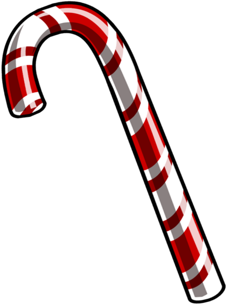 Candy Cane Transparent Png - Candy Cane With No Background (449x599), Png Download