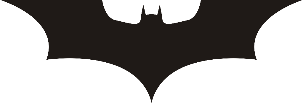 Batman Dark Knight Logo Png - Batman Symbol Dark Knight (1023x347), Png Download