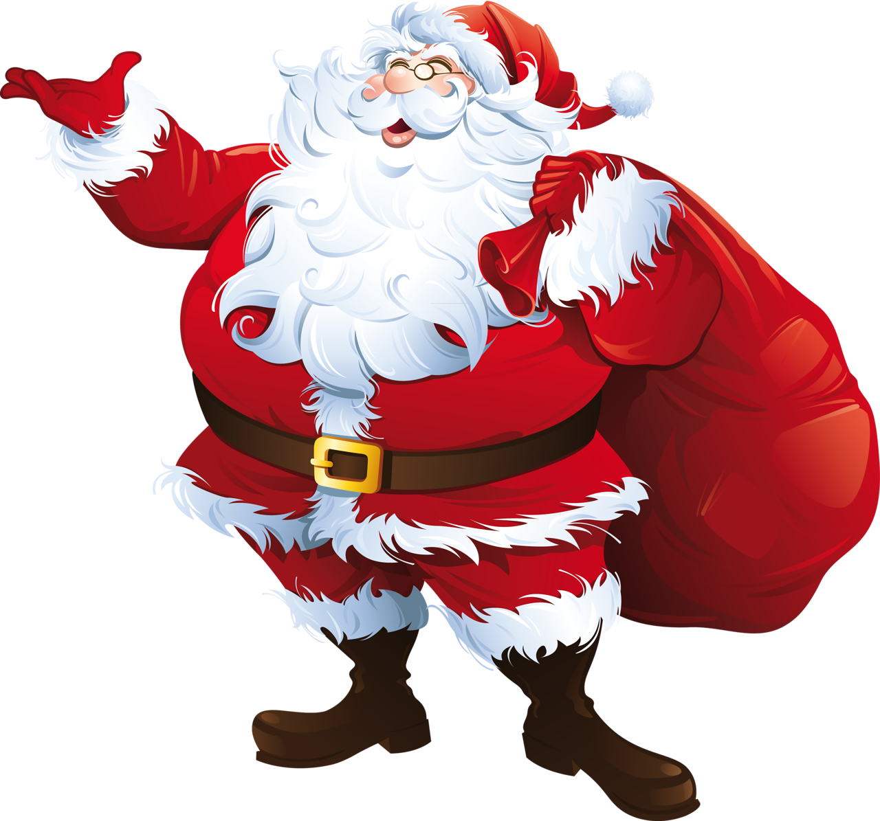 Santa Clause - Santa Claus Transparent (1280x1195), Png Download