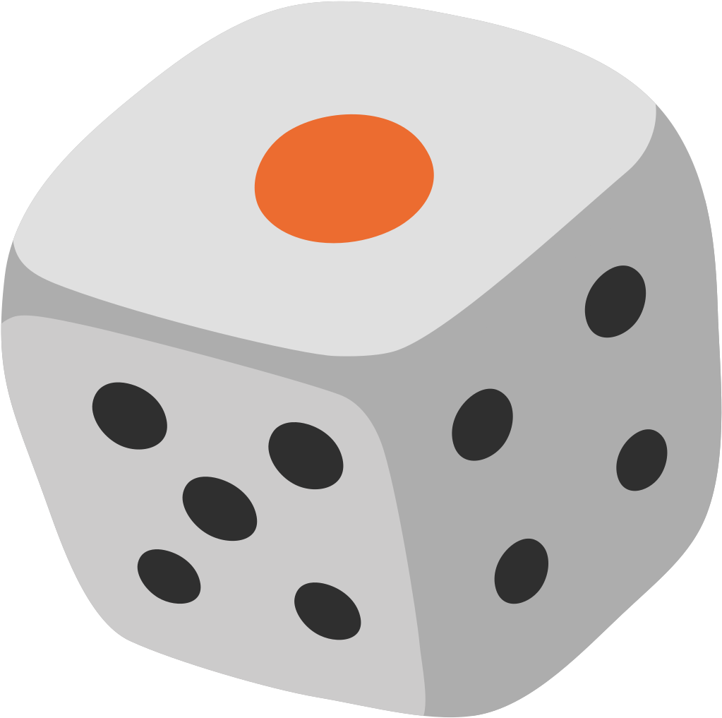 File Emoji U1f3b2 Svg Dice Emoji (1024x1024), Png Download