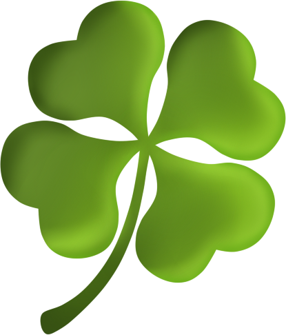 4 Leaf Clover Png (415x486), Png Download