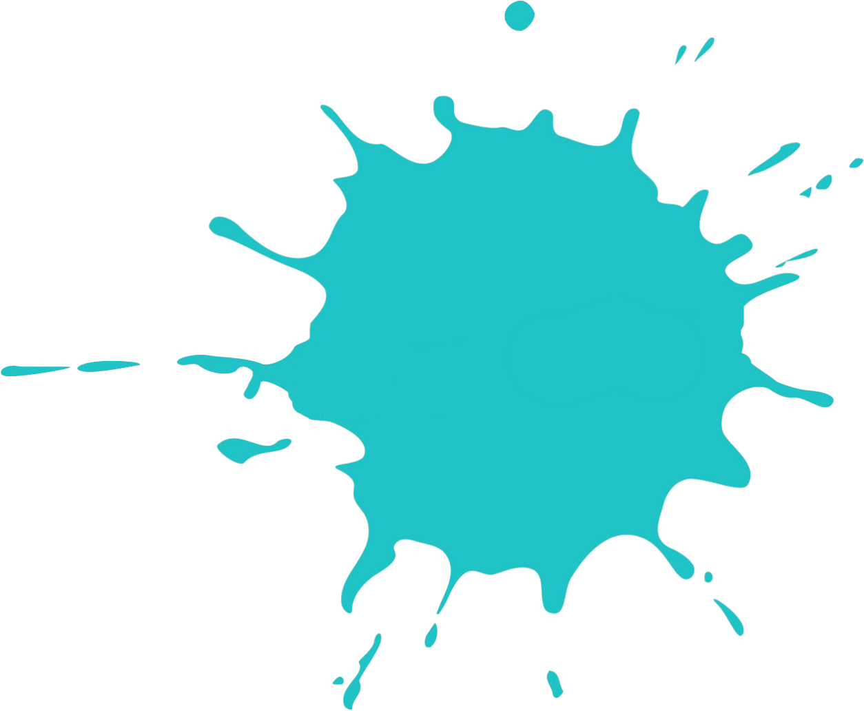 Splat Png (1254x1032), Png Download
