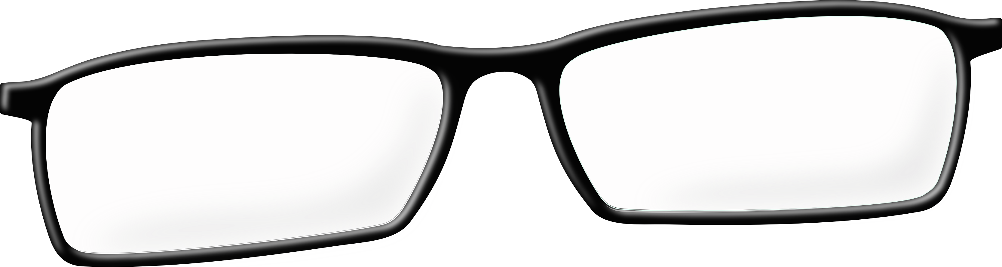 28 Collection Of Glasses Clipart Transparent Background - Eye Glasses Clip Art (3333x891), Png Download