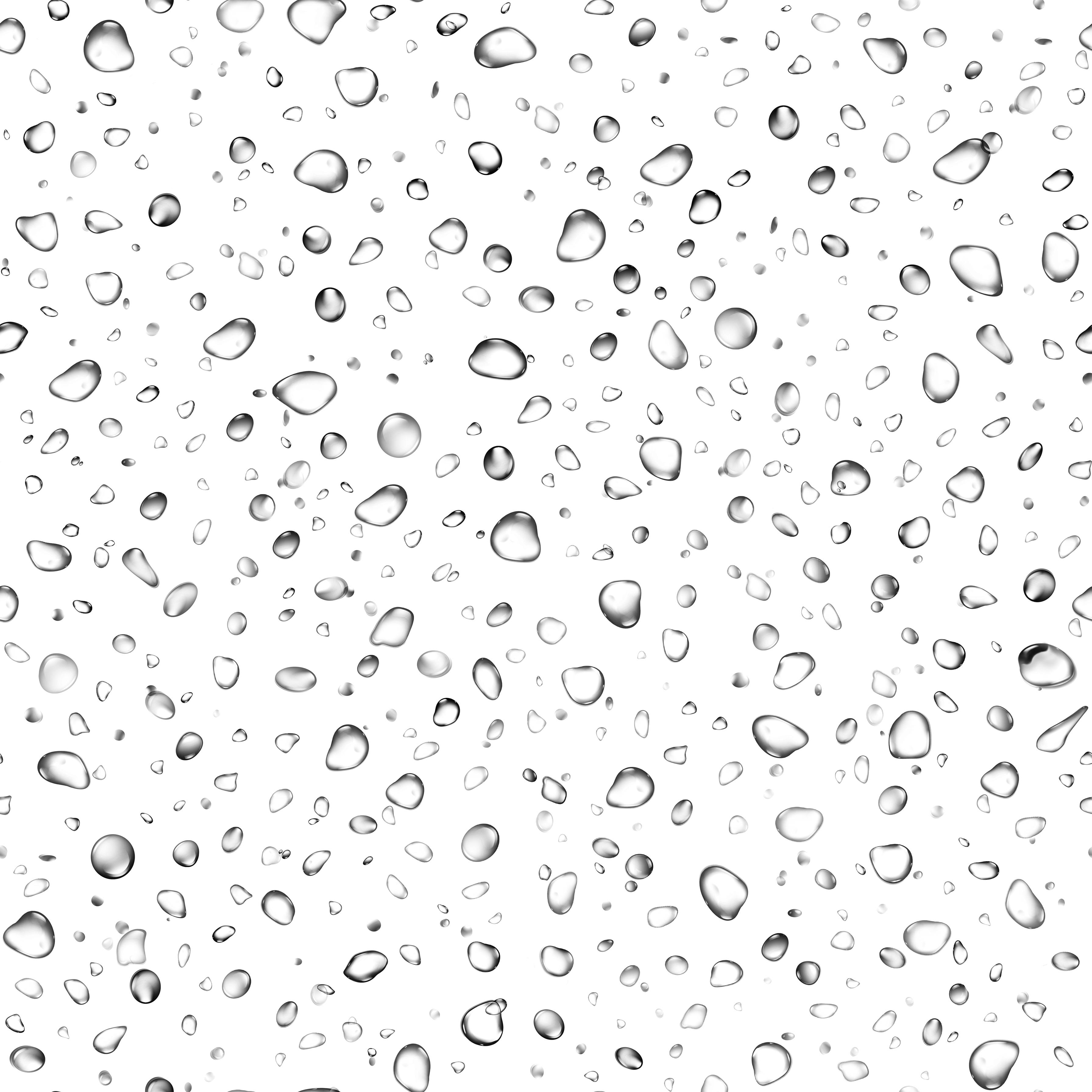 Water Drops Background - Gotas De Agua Png (3000x3000), Png Download