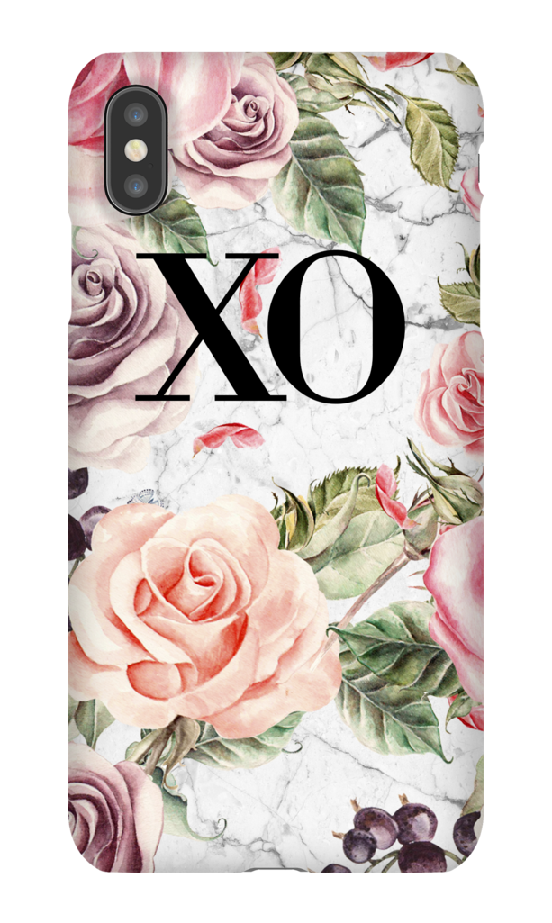 Personalised Watercolor Floral Initials Iphone Xs Case - Gypsi's Rhinestone Hair Comb (1024x1024), Png Download