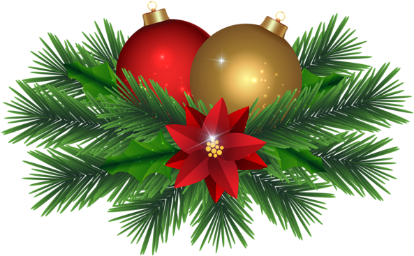 Christmas Decor Png Clip Art Image Pinterest - Clip Art (600x377), Png Download