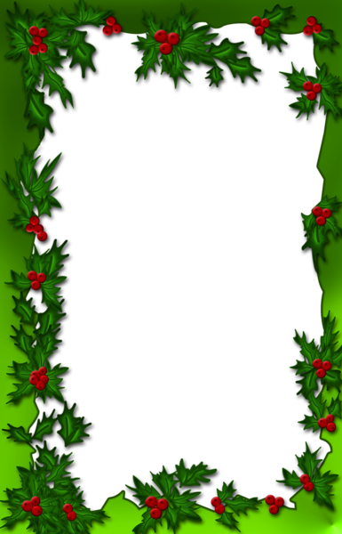 Pin By Kim Heiser On Christmas Clipart - Christmas Mistletoe Frame (385x600), Png Download