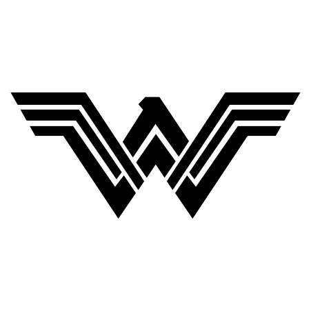 Wonder Woman Logo - Wonder Woman 2 Logo (451x451), Png Download