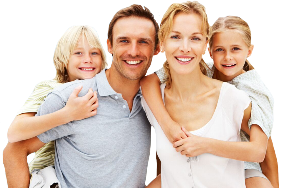 Dentist Huntington Beach - Family In Beach Png (1542x684), Png Download