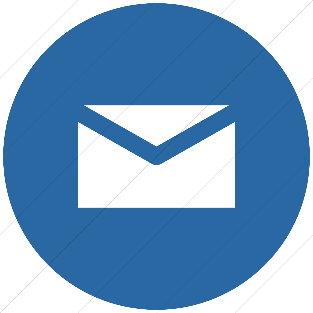 Mail Icon Png White Circle - Dash Coin Logo Png (1024x1024), Png Download