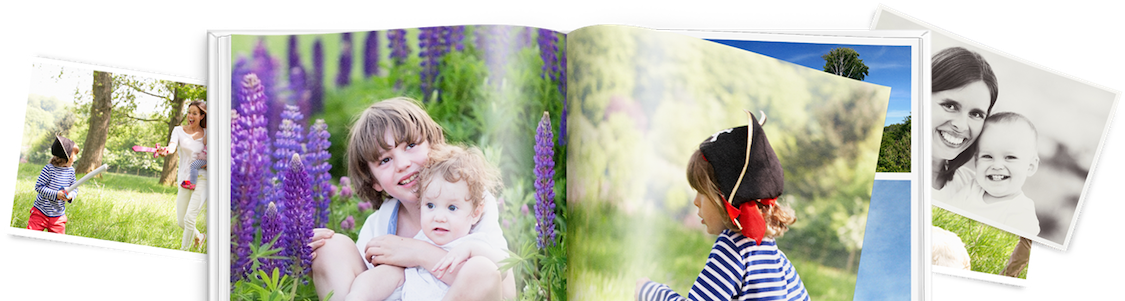 Family Photo Book - One Naufal Printing (1134x300), Png Download