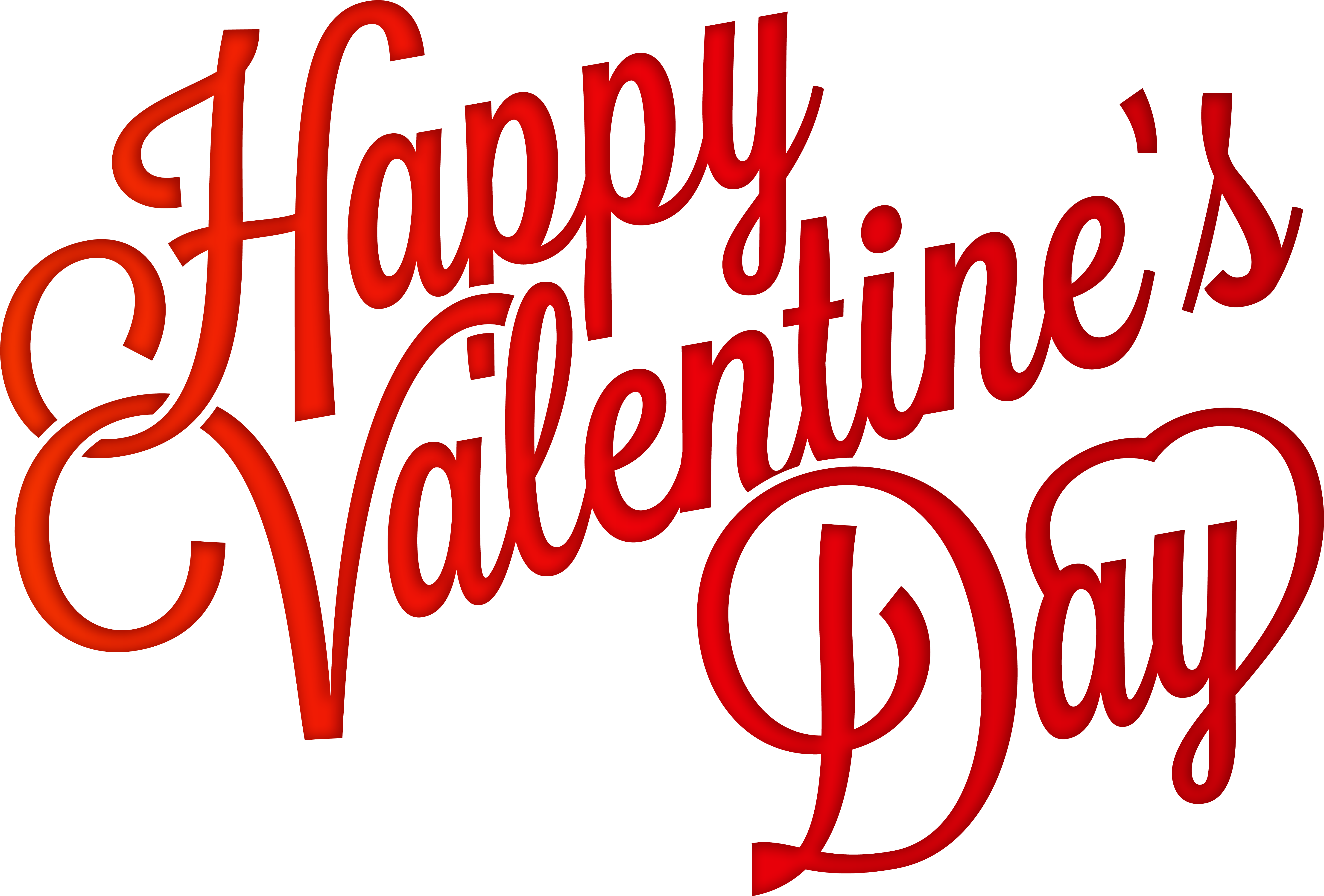 Happy Valentines Day Png - Happy Valentine Day Png (5864x3968), Png Download