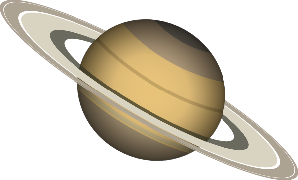 Jpg Freeuse Library Saturn Planet Drawing At Getdrawings - Saturn Clipart (600x362), Png Download