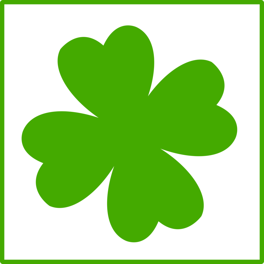 How To Set Use Green Clover Clipart (600x600), Png Download