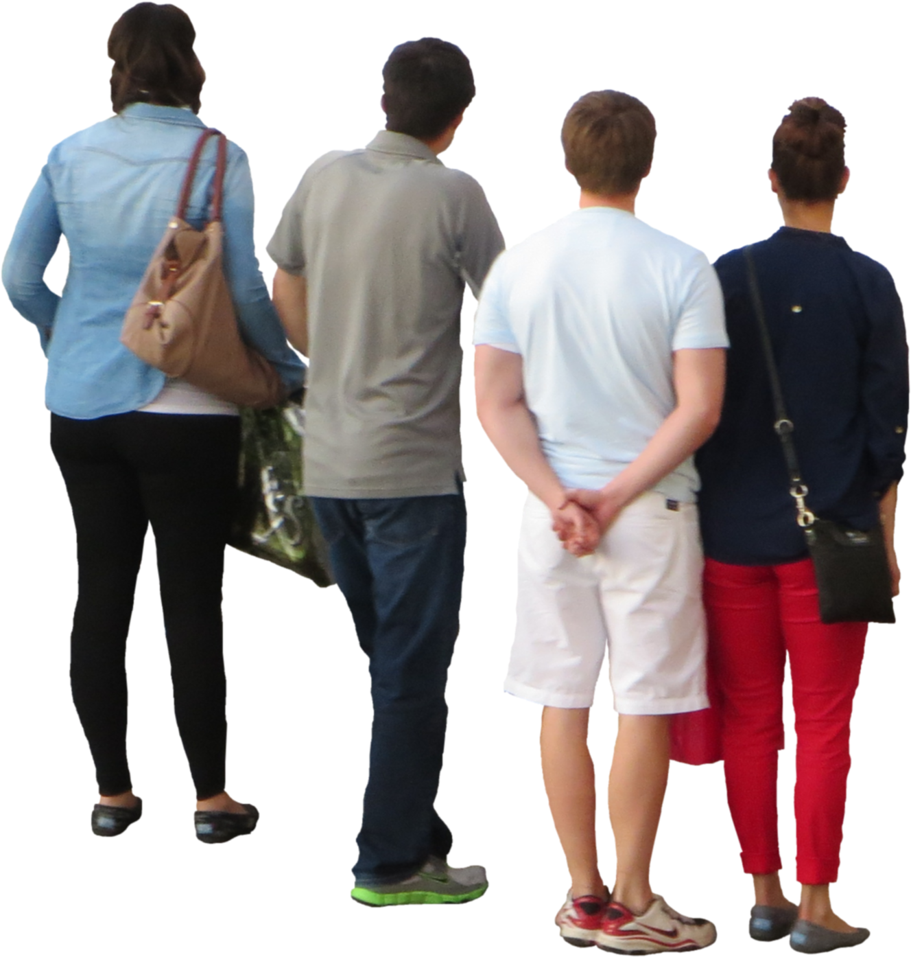 People Png, Cut Out People, People Cutout, My People, - Gente De Espaldas Png (1393x1393), Png Download