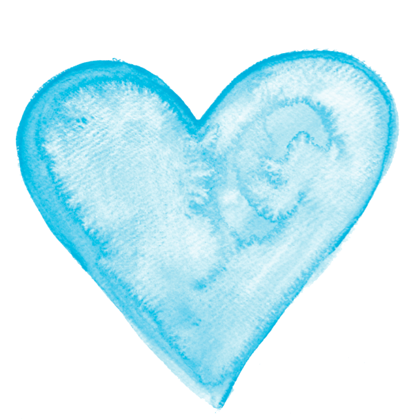 Watercolour Transparent Png - Transparent Background Watercolor Heart (631x632), Png Download