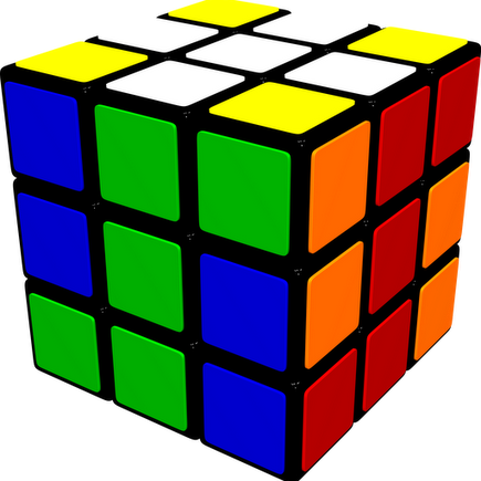 Rubik's Cube Png File - Rubik Png (435x435), Png Download
