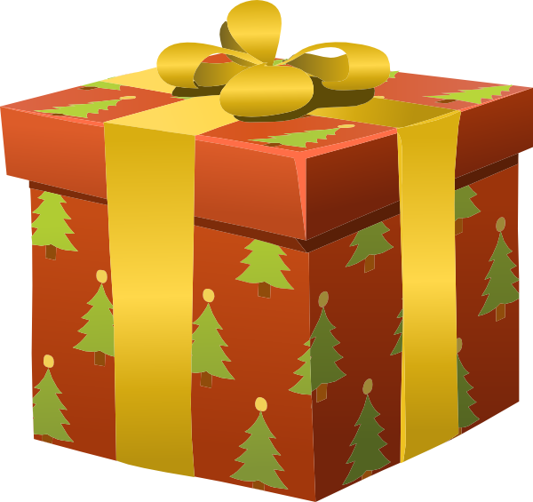 How To Set Use Christmas Present Clipart (600x565), Png Download