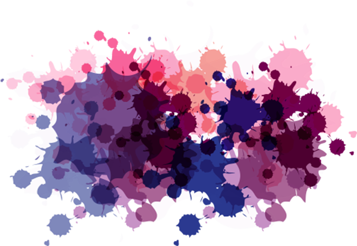 Colorful Vector Elements, Gorgeous Watercolor, Vector - Floral Design (800x800), Png Download