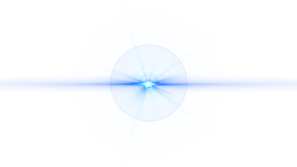 Front Blue Lens Flare Png Image - Lens Flare Png (1200x674), Png Download