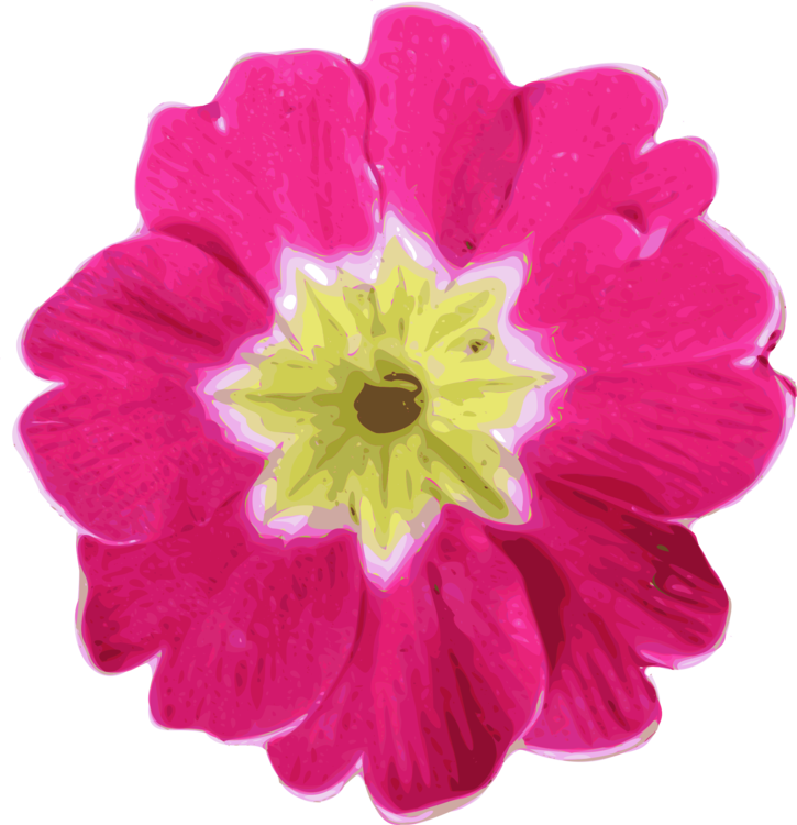 Computer Icons Watercolor Painting Pink Flowers - Pink Flower Clip Art (725x750), Png Download