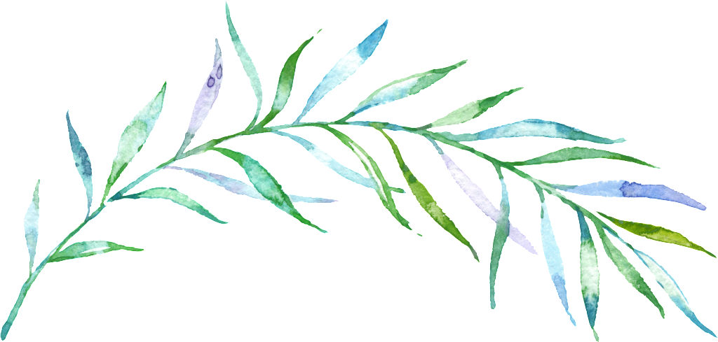 Clipart Download Thin Green Free Download Png Files - Watercolor Painting (1024x489), Png Download