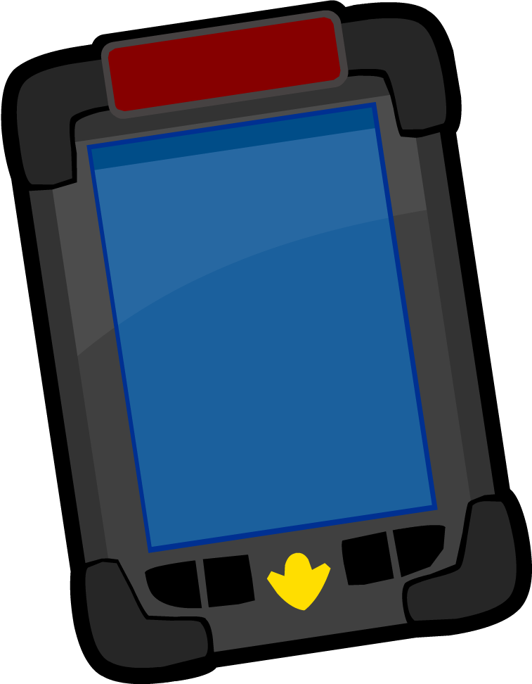 Robber Phone Upgrade Icon - Spy Phone Club Penguin (757x972), Png Download