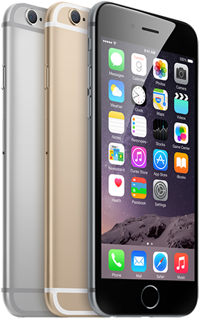 Png Clipart Iphone - Iphone 6 Mobile Png (300x470), Png Download