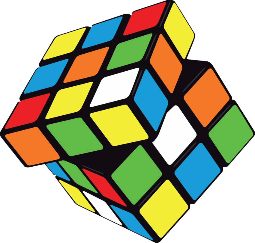 Free Png Rubik's Cube Png Images Transparent - Rubik's Cube Graphic (850x811), Png Download