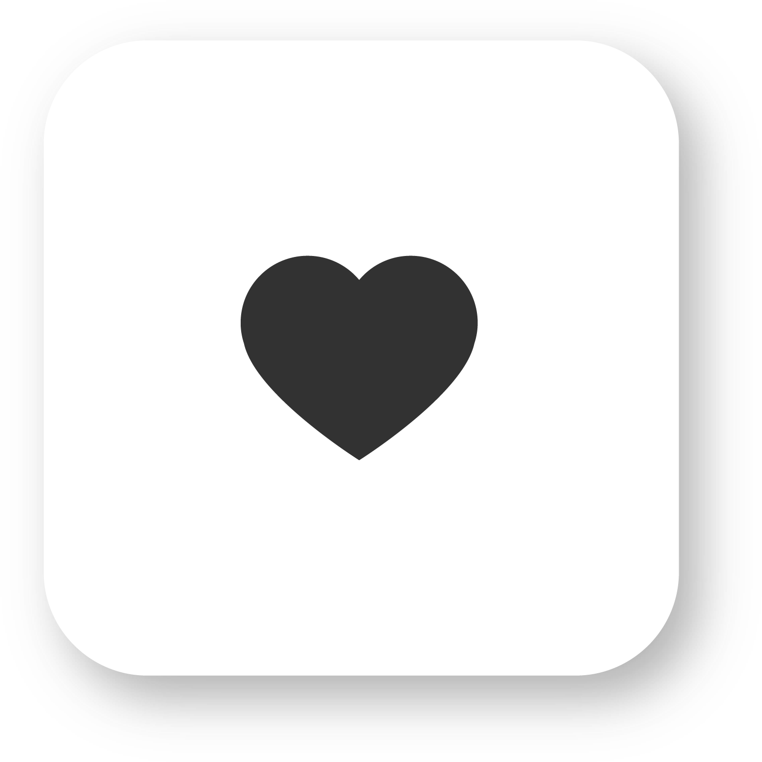 Share This Article - Instagram Heart Icon White (1571x1570), Png Download
